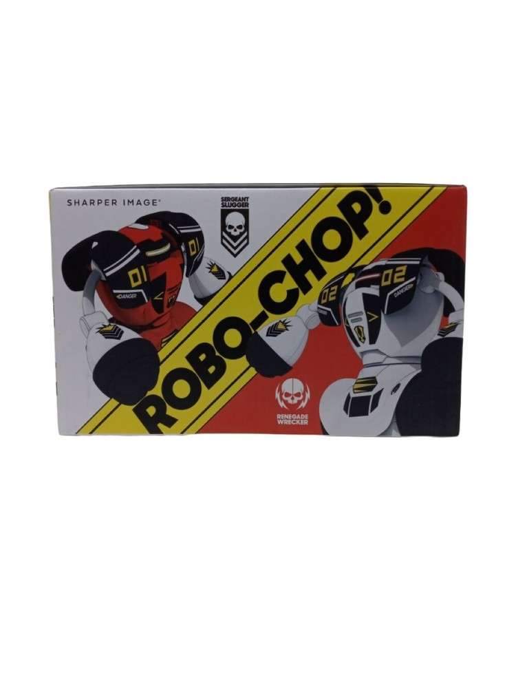 Sharper Image Remote Control Robot Combat 2pk Color: White & Red 6+ NEW