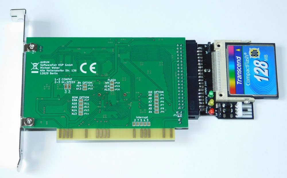 XT IDE Controller Platine Boot BIOS XTIDE HDD Festplatten Controller DOS 3.3 5.0