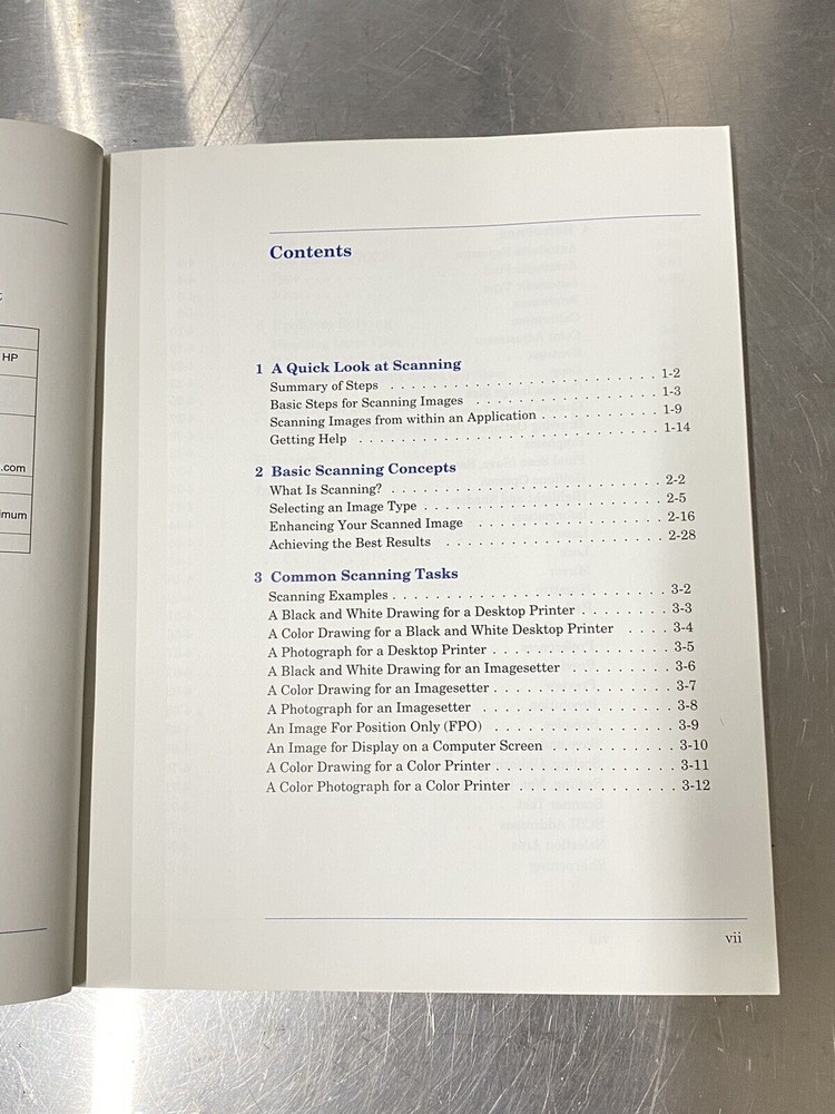 Hewlett Packard HP Deskscan II 2 Microsoft - Users Guide / Instruction Manual