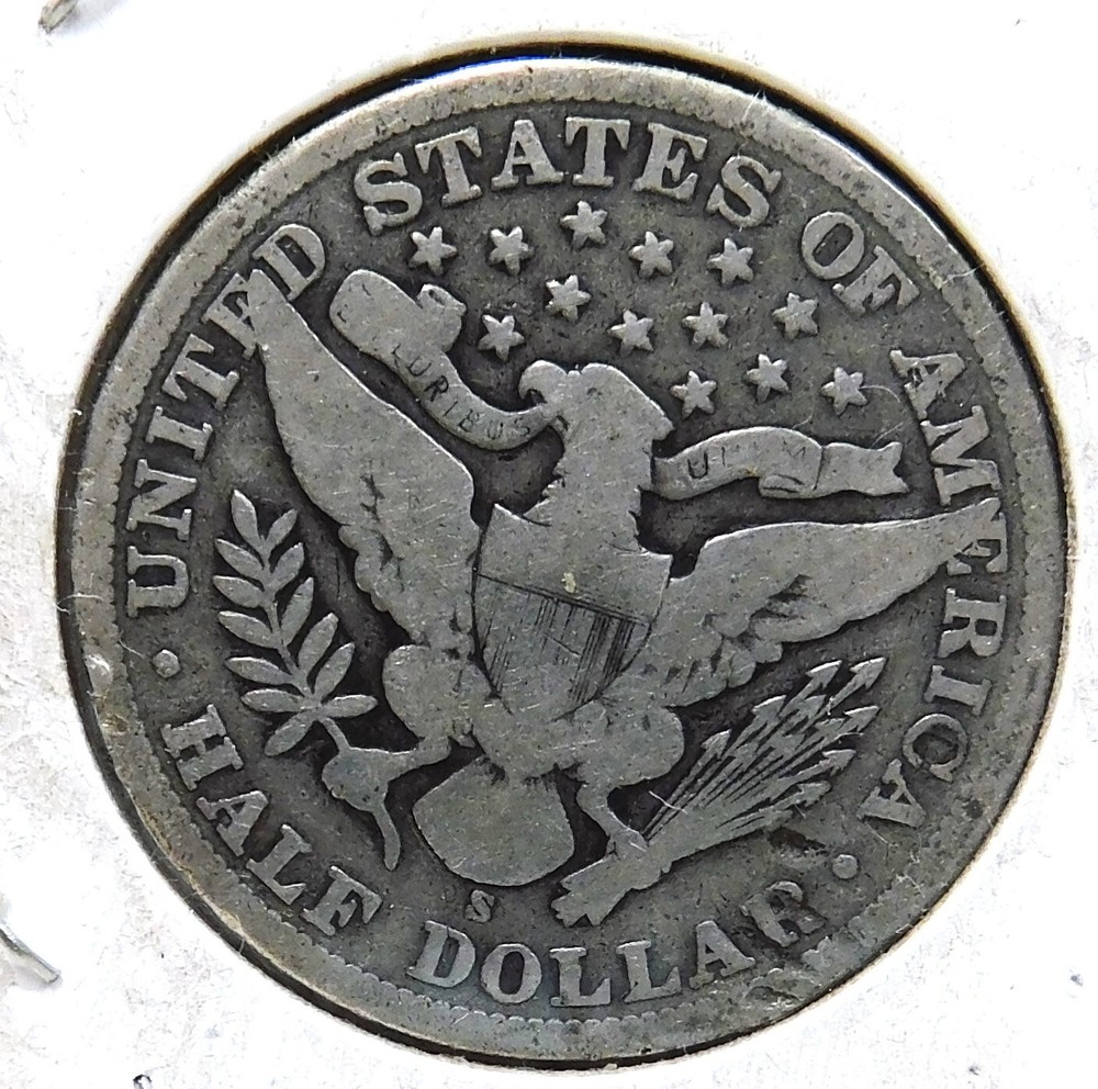 1905-S Barber Half Dollar Very good-looking