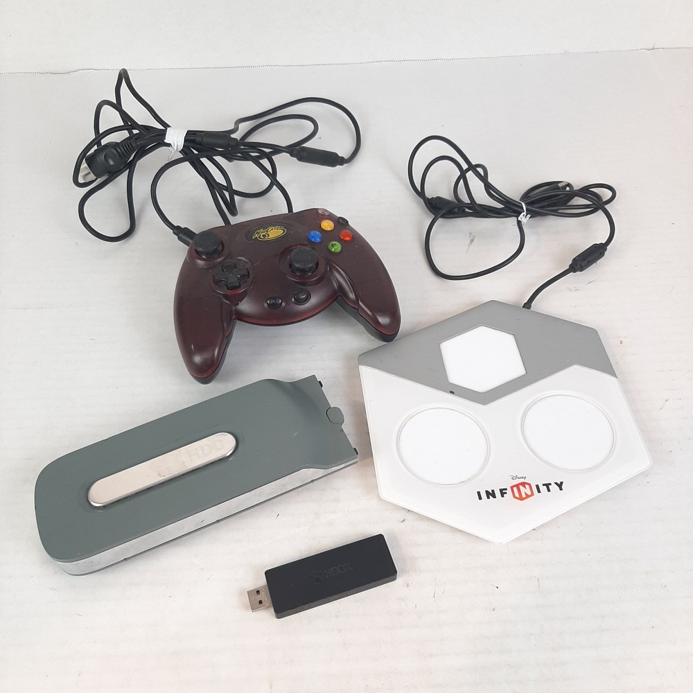 Original Xbox 360 Hard Drive MadCatz Controller Infinity Platform And Other Misc