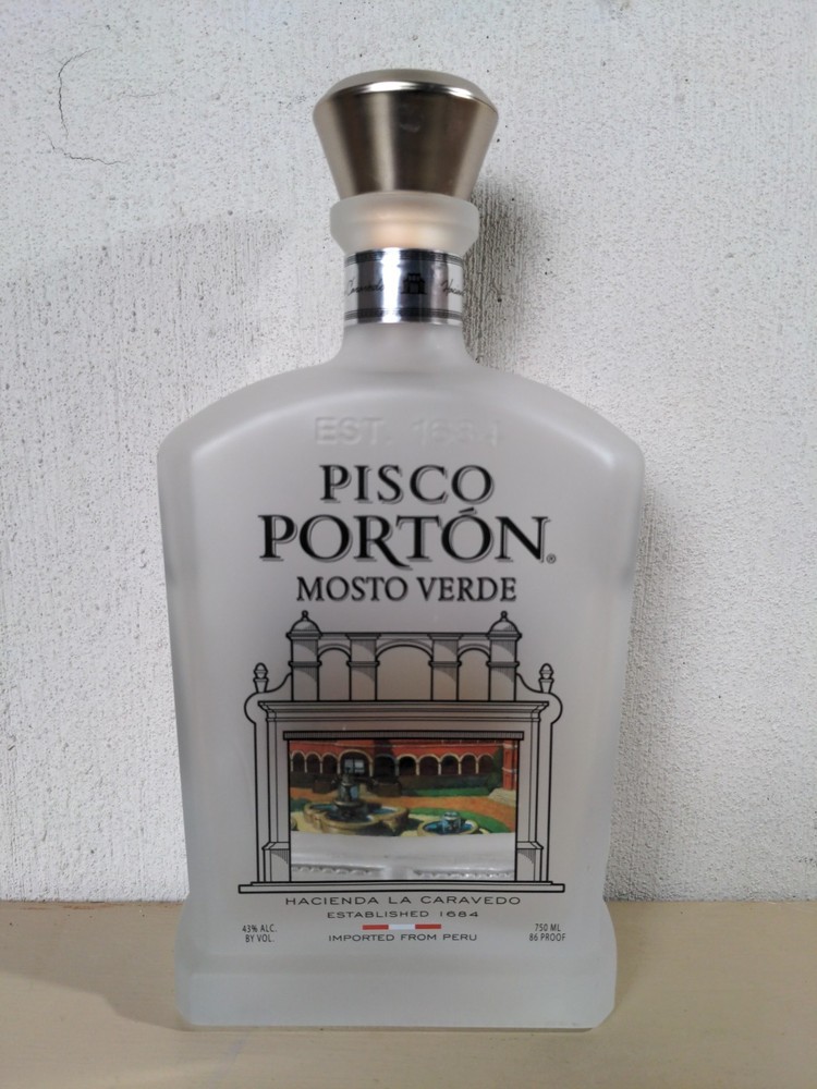 PISCO PORTON ACHORADO BRANDY Empty Bottle 750ML