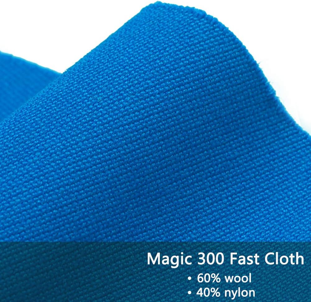 Worsted Blend Billiard Cloth Pool Table Felt Fast Speed for 7' 8' 9' Pool Table