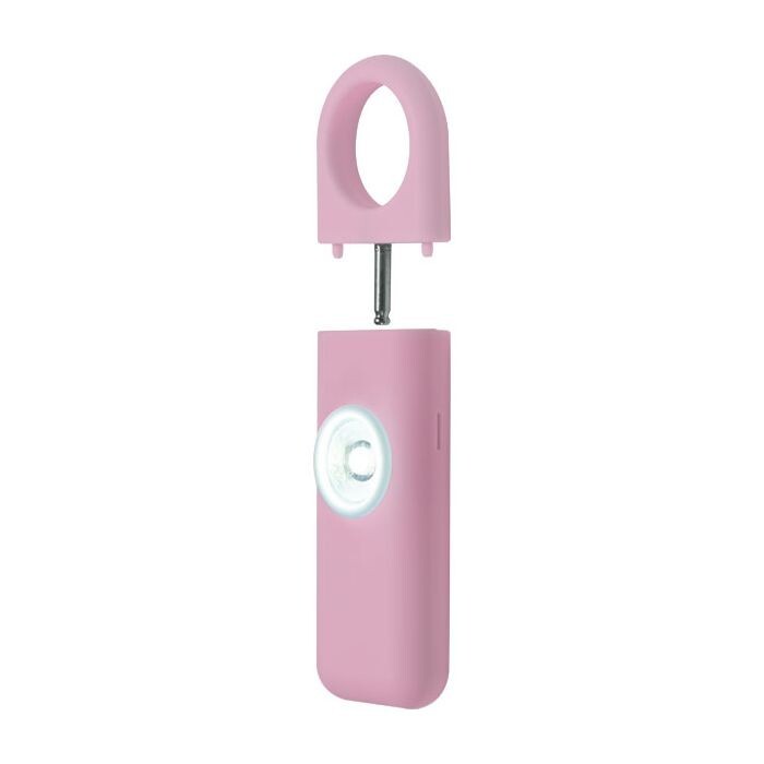 Personal Security Keychain Alarm Pink Self Defense Personal Protection