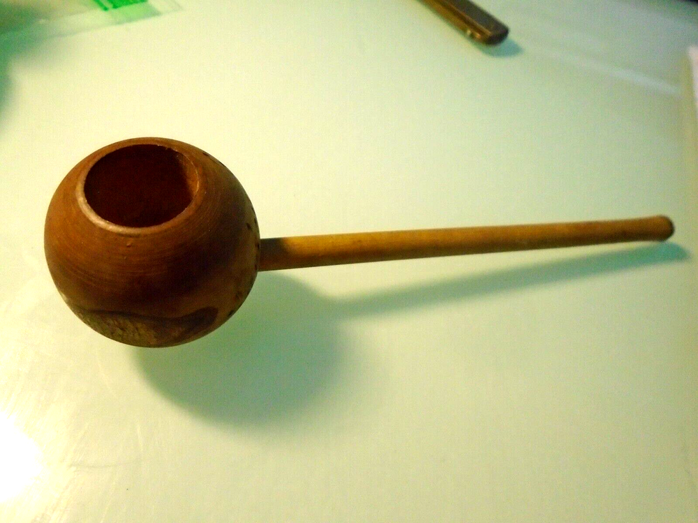 " Live edge"- natural wood pipe 1970 s