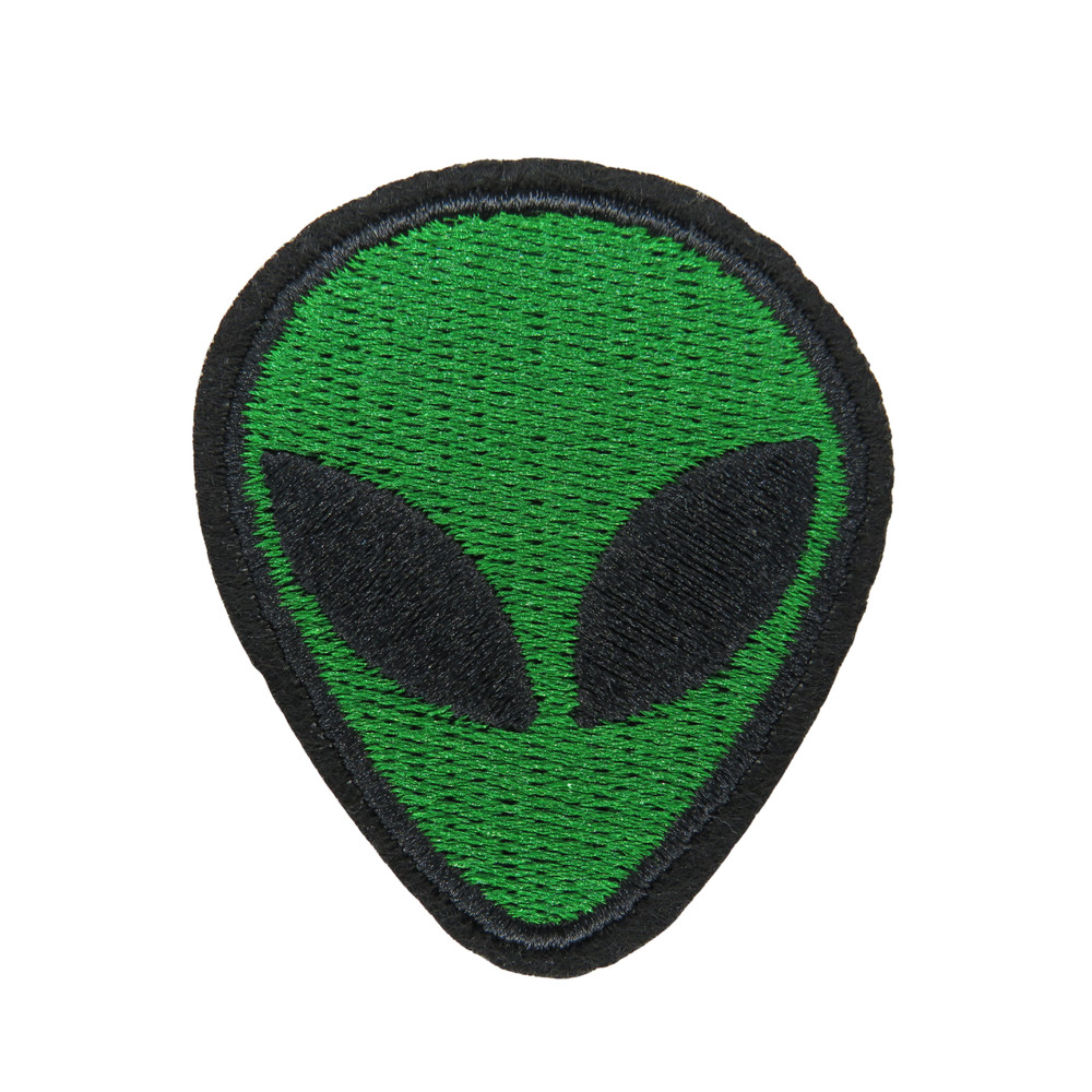 Alien UFO patch patch iron on patch biker punk patch iron on green
