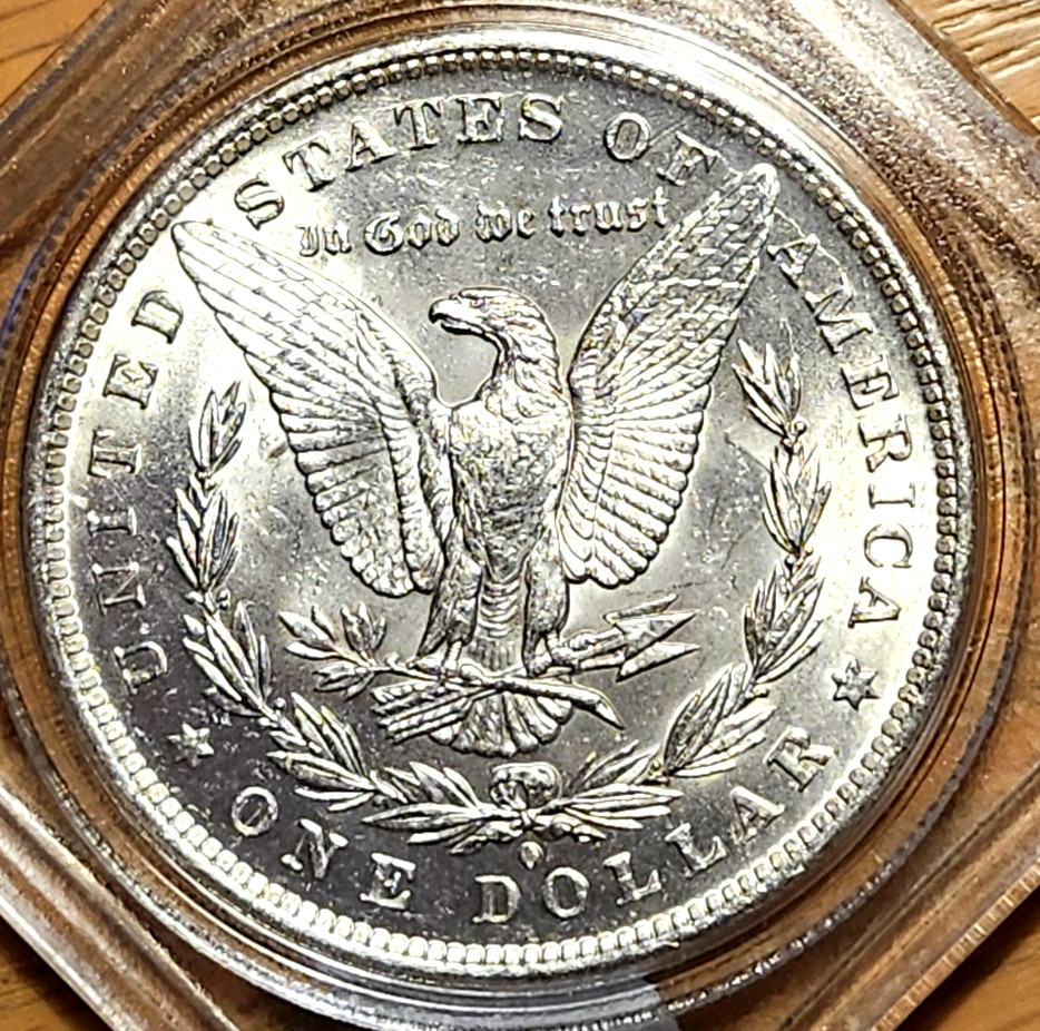 1884 O MS+ MORGAN 90% SILVER #5