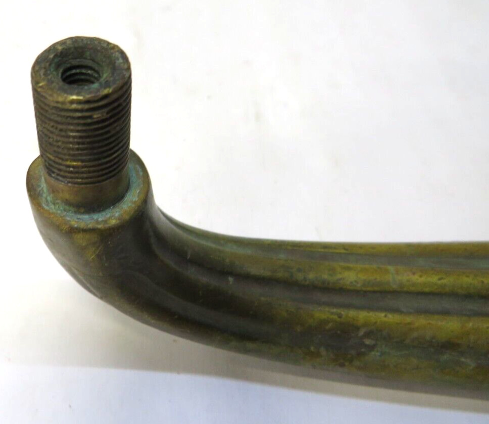 Antique Large Solid Brass Door Pull Handle 11 Inch 2Lb. 5 oz.