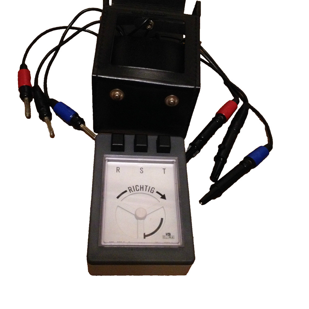 ELIMA 100...600 VAC 3 PHASE ROTATION TESTER