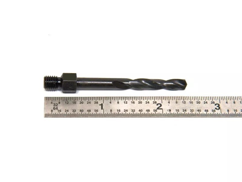 USA Made Long #13 (.1850) Cobalt Threaded Drill Bit 1/4-28