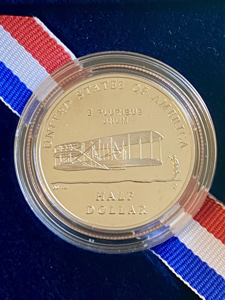 2003 First Flight Centennial Commemorative Half Dollar – Clad Proof (OGP & COA)