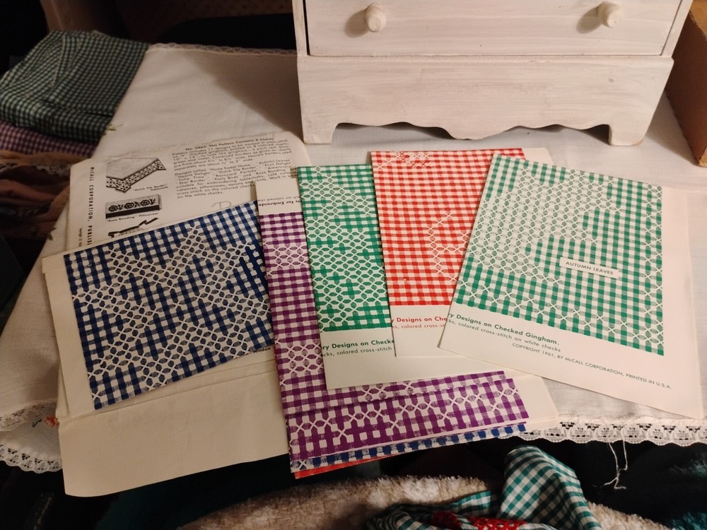 McCalls Cross-Stitch Chart Patterns Unused 2462