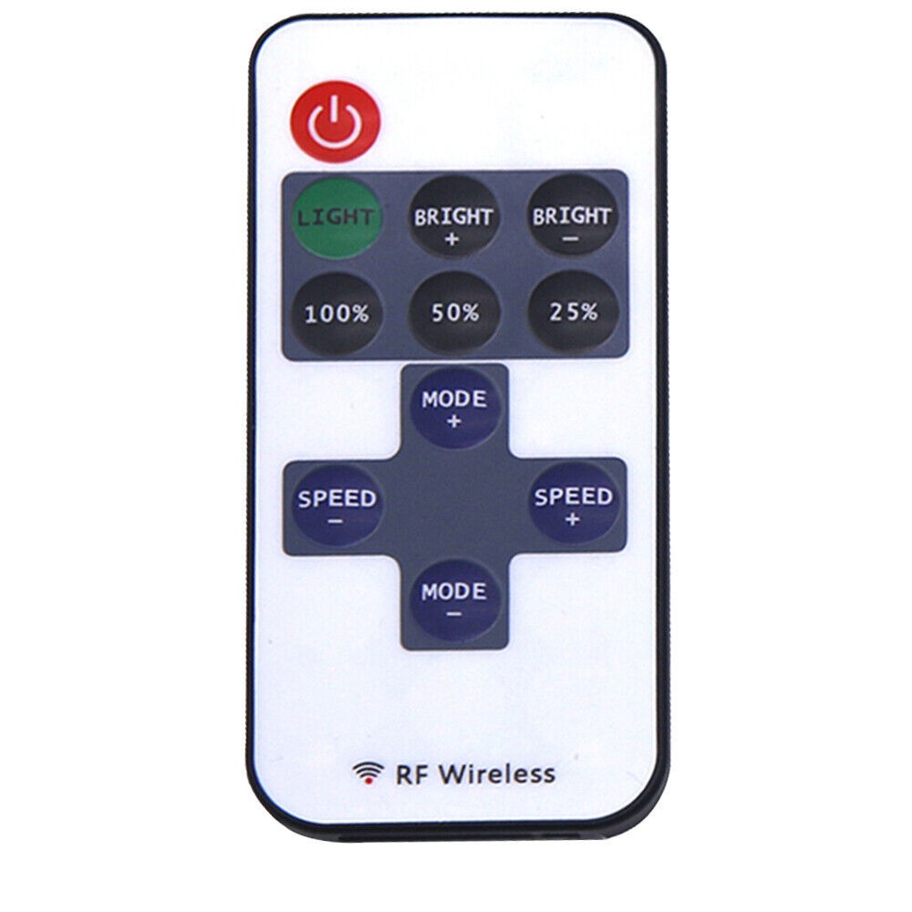 2PCS 11 Key Controller Inline Dimmer With RF Wireless Remote for LED Strip Light