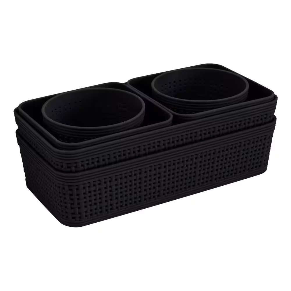 6-Pack Organizing Set in Black