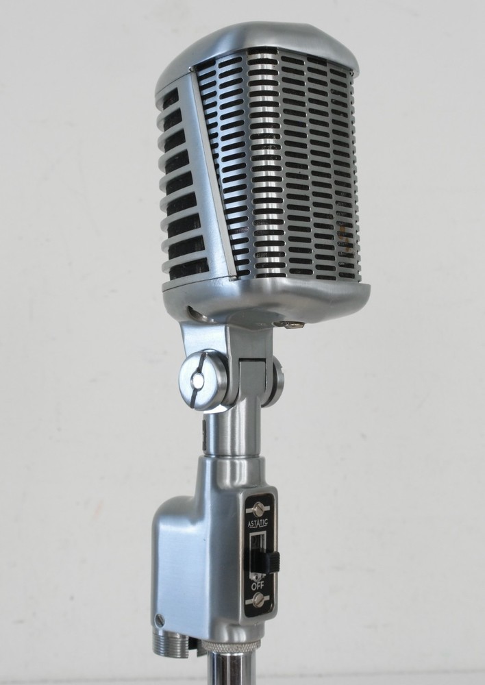 Astatic 77 Dynamic Cardioid Microphone with Stand and Cable