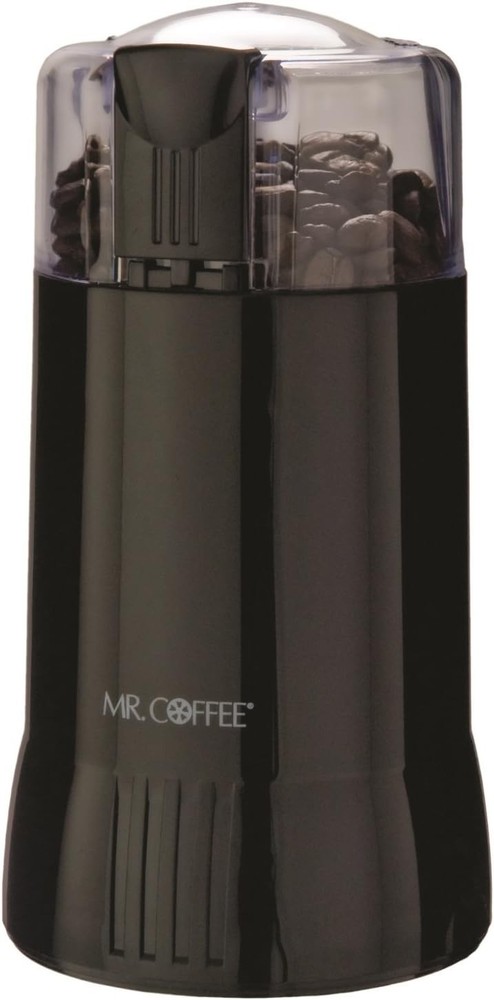 Mr. Coffee Electric Bean Grinder, Black