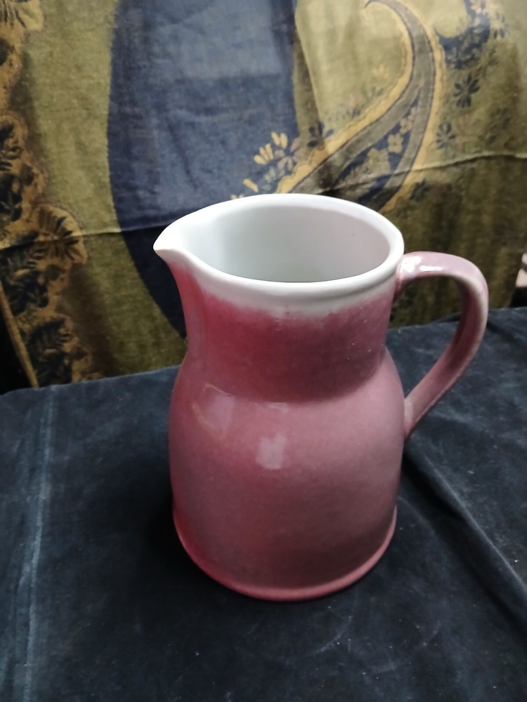 vintage ceramic water pitcher large