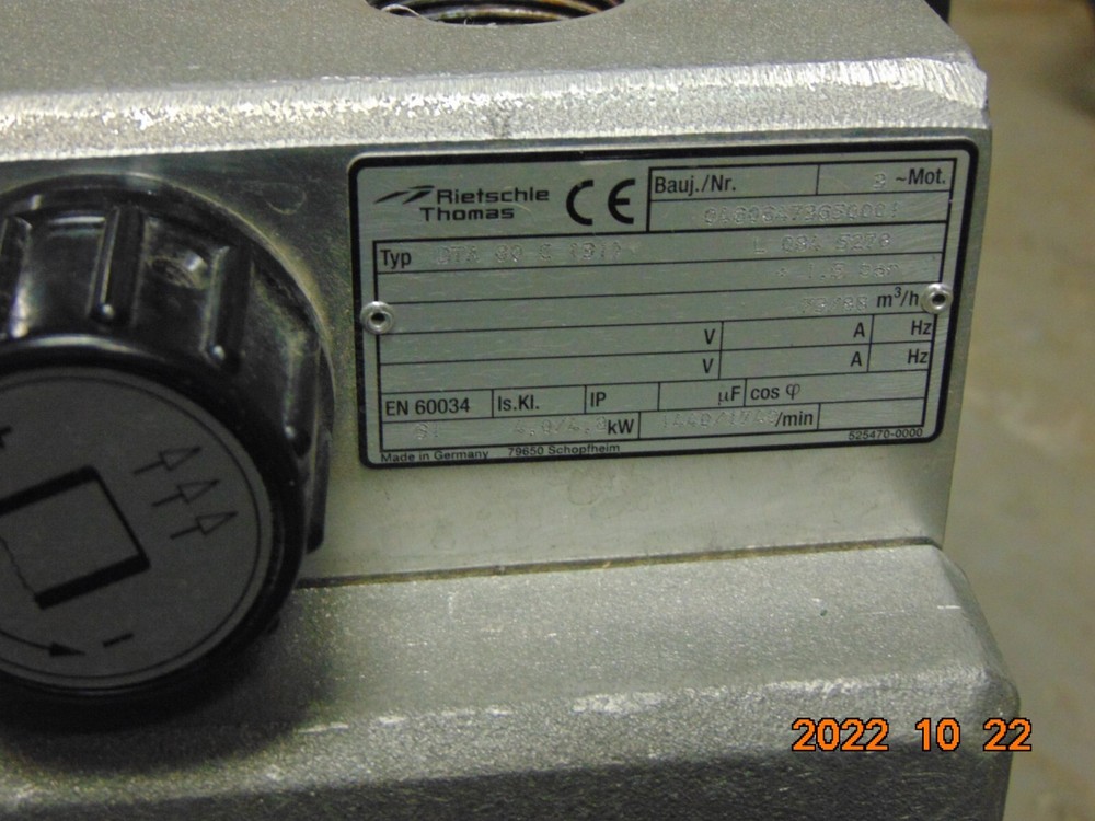 RIETSCHLE THOMAS DTA 80 C (31) VACUUM PUMP