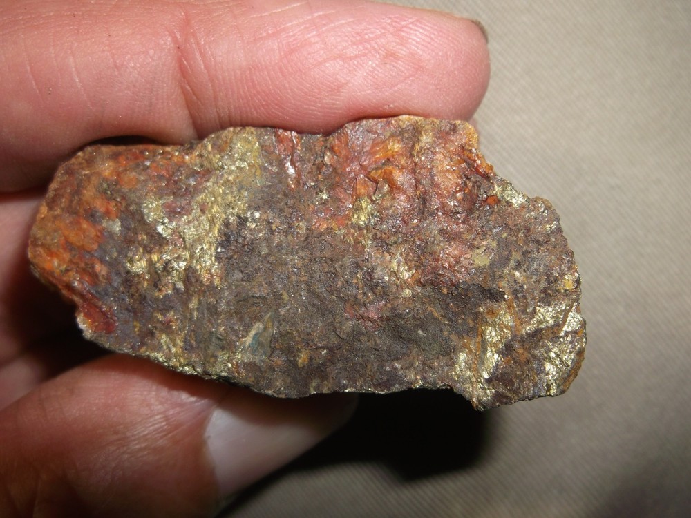 Gold, silver, copper, 34 grams samples ,ore high grade .