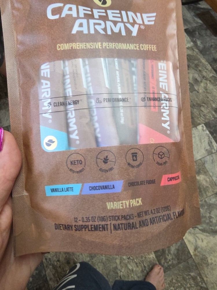 Caffeine Army Performance Coffee Variety Pack 12 Stick Count