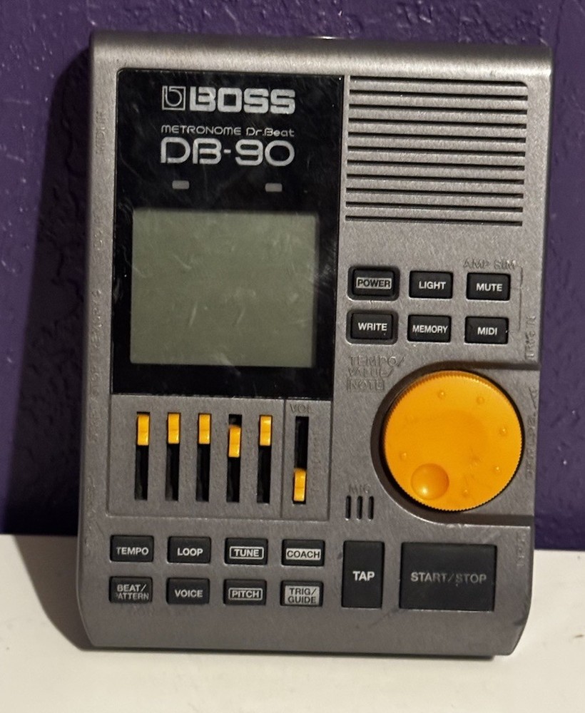 Boss DB-90 Talking Dr. Beat Metronome Tested Working