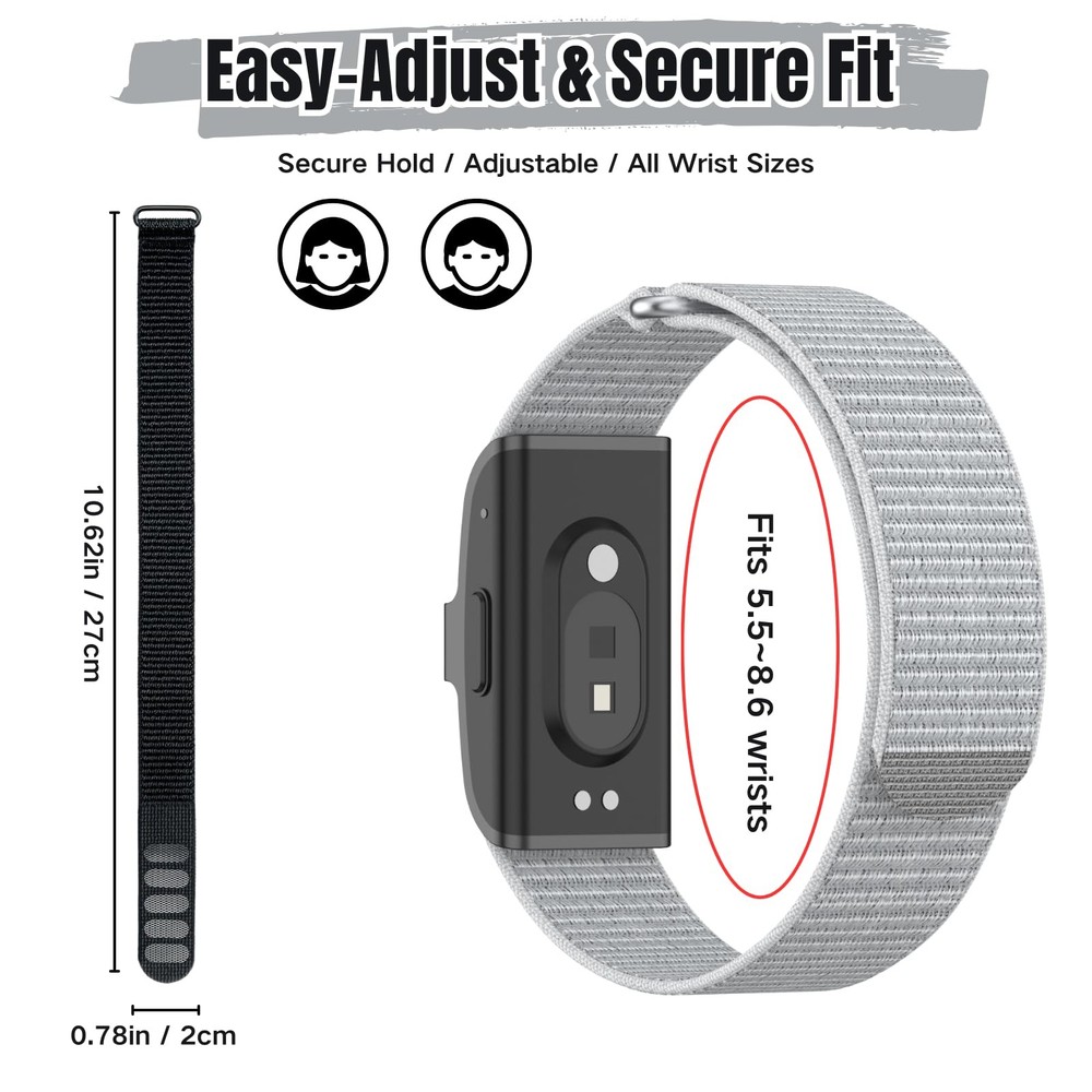 Nylon Loop Compatible with Hume Band, Nylon Replacement Strap, Soft Adjustable