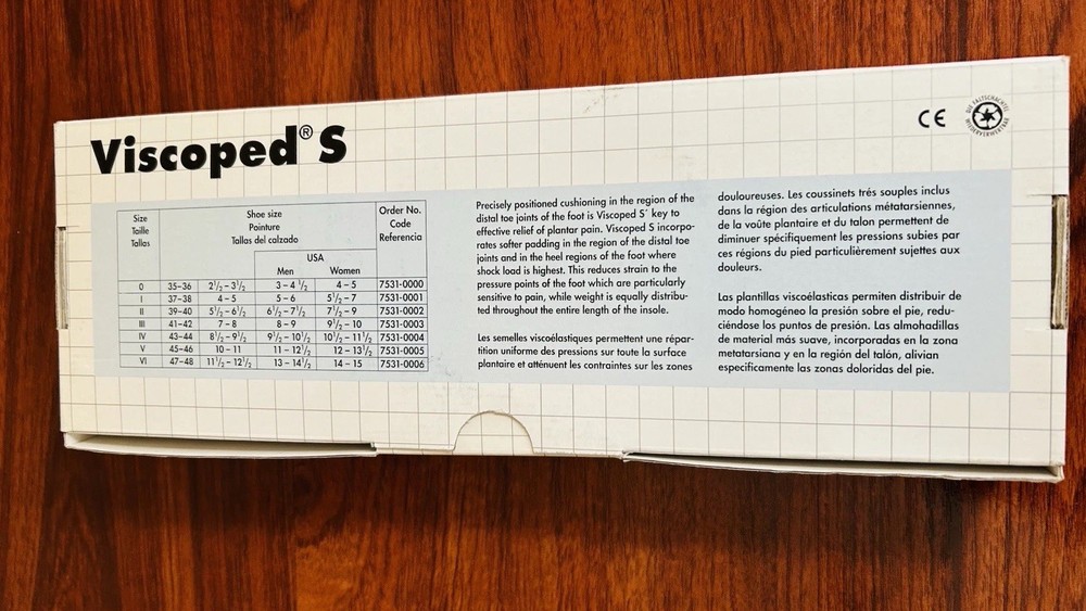 Bauerfeind ViscoPed S Viscoelastic Insoles Size IV