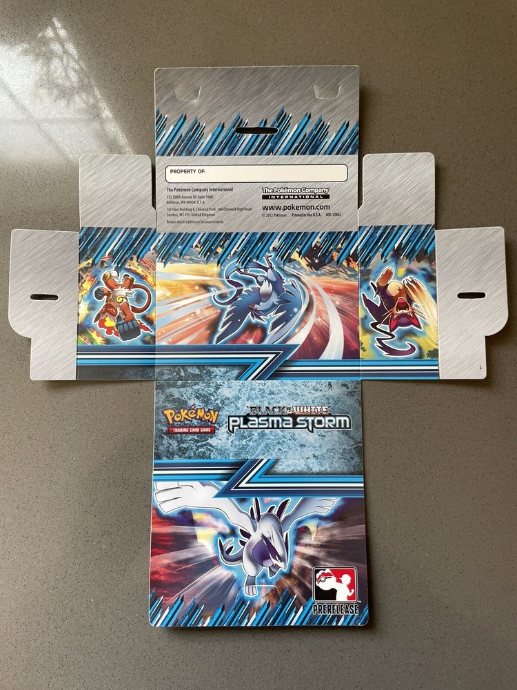 2012 Plasma Storm Prerelease Deck Box UNCONSTRUCTED - NEVER USED