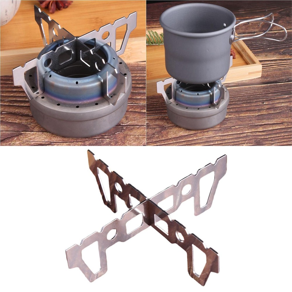 Stand Rack Shelf Portable Mini Stand Rack Support for Pot Kitchen Backpacking