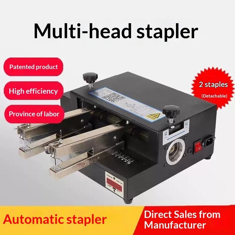 Electric Multi-Function Dual-Head Binding Machine Heavy-Duty Labor-Saving