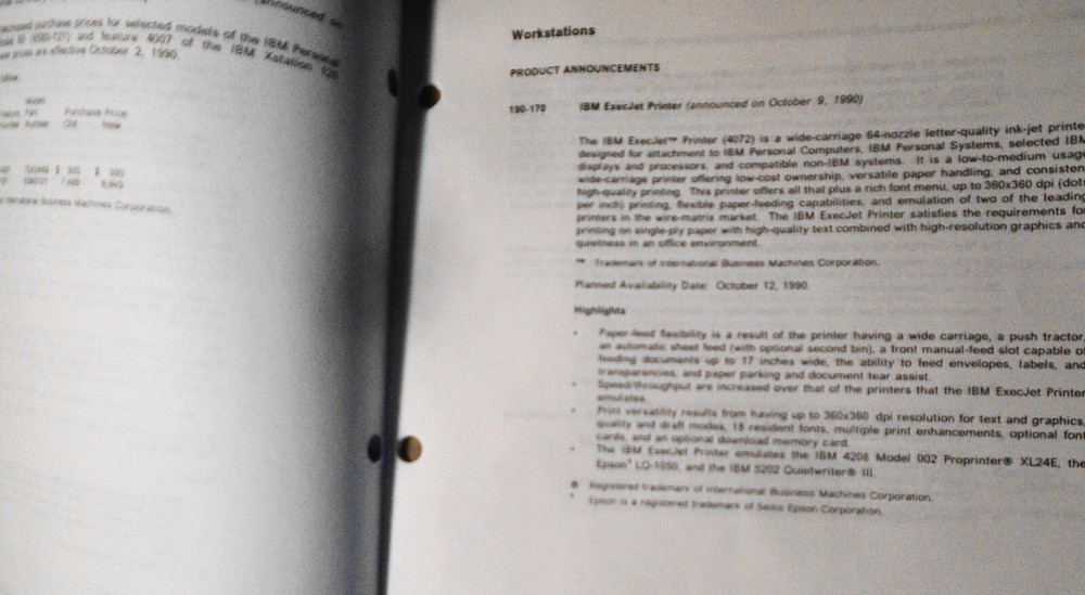 IBM Announcement Letter Summary, 10/23/1990 : System/370, Cooperative Processing