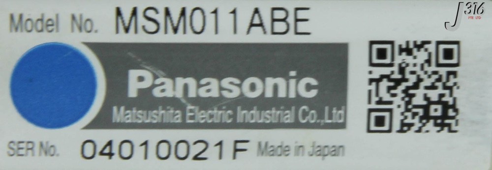 4504 PANASONIC SERVO MOTOR MSM011ABE