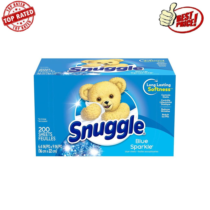 Fabric Softener Dryer Sheets 200 Count Fresh Scent Static Control Long Lasting