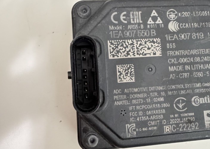 2021-2026 FRONT RADAR SENSOR RADAR CONTROL OEM: 1EA907550B