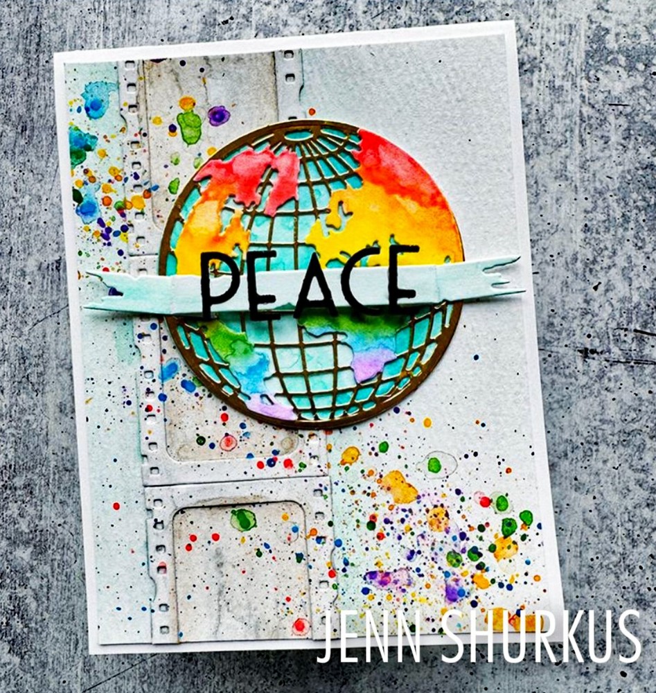 Sizzix Thinlits 29pc Vault World Travel #666606 Retail $20.99 by Tim Holtz