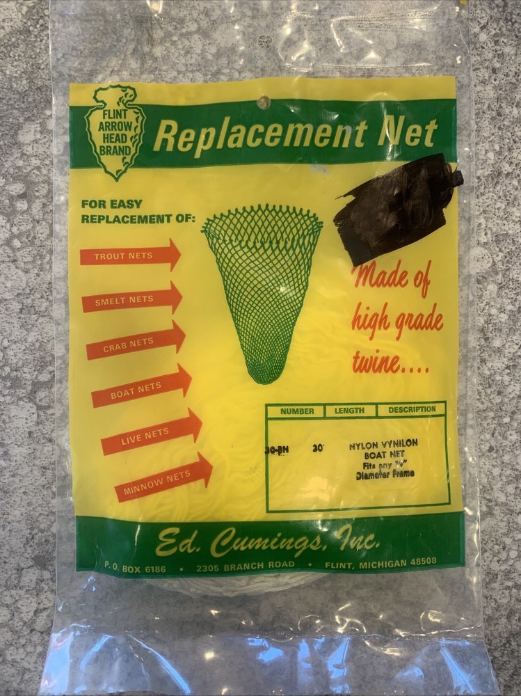 Ed Cummings Replacement Net 30” Boat Net
