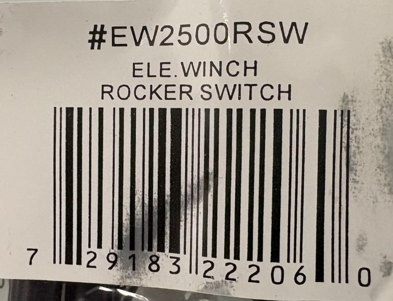 Winch Rocker Thumb Switch with Mounting Bracket Handle Bar Control Switch 12V