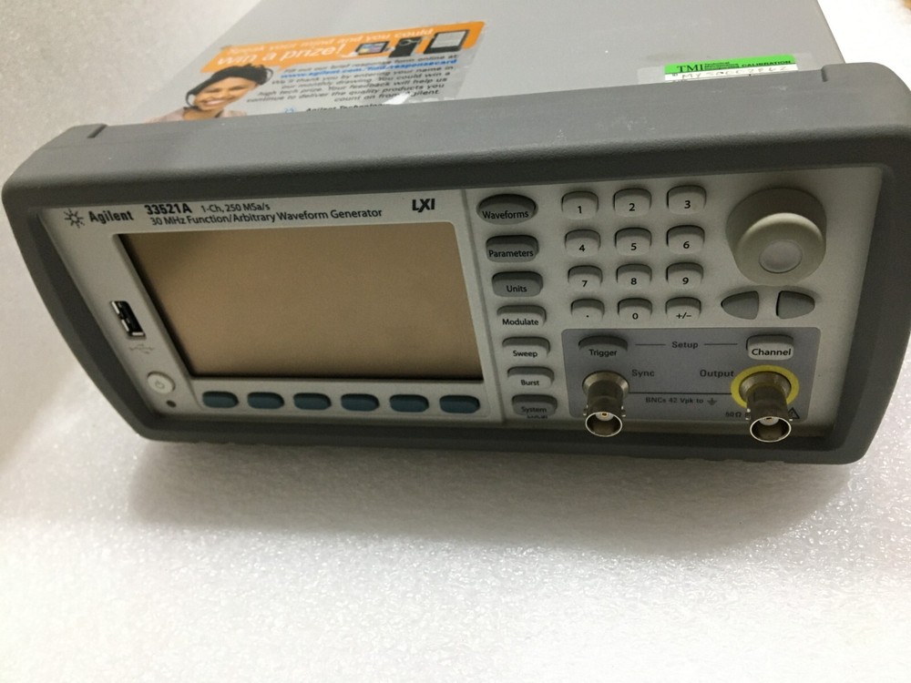 Agilent keysight 33521A Function / Arbitrary Waveform Generator, 30 MHz
