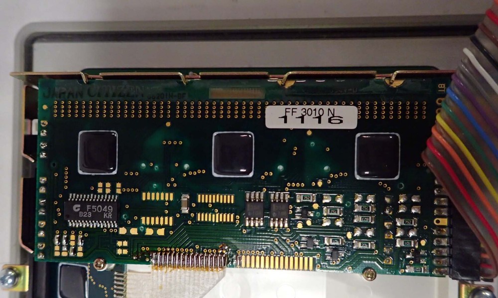 RACAL INSTRUMENTS 6103E FRONT PANEL 19-3211 WITH KEYBOARD AND DISPLAY MODULE