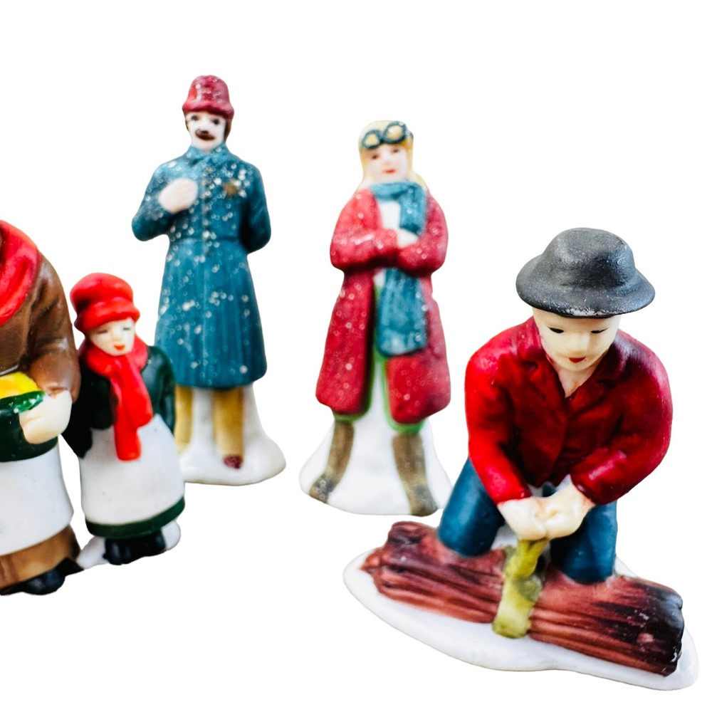 4 vtg Dept 56 figurines