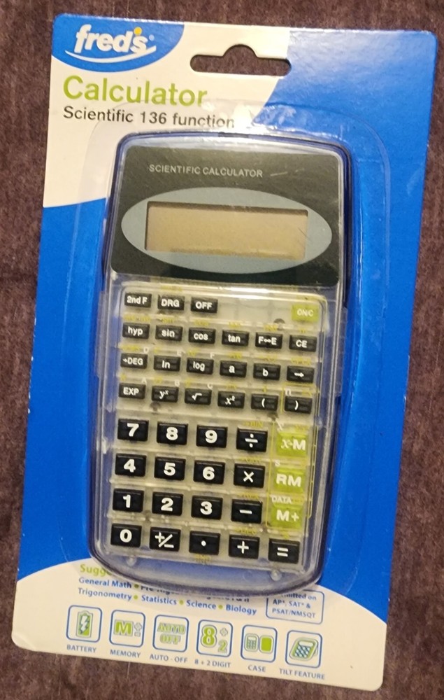 Fred's Scientific Calculator 136 Function(NIP)