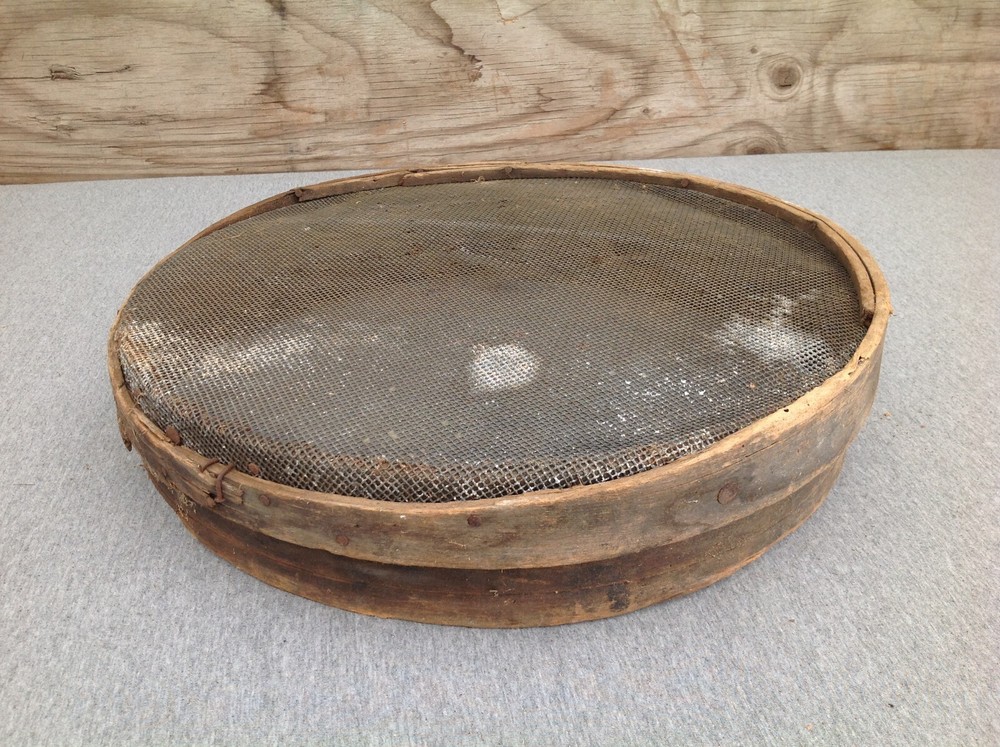Antique Large 18" Round Sifter