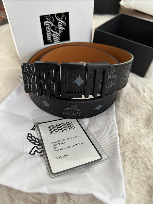 Black MCM Tech Belt Unisex
