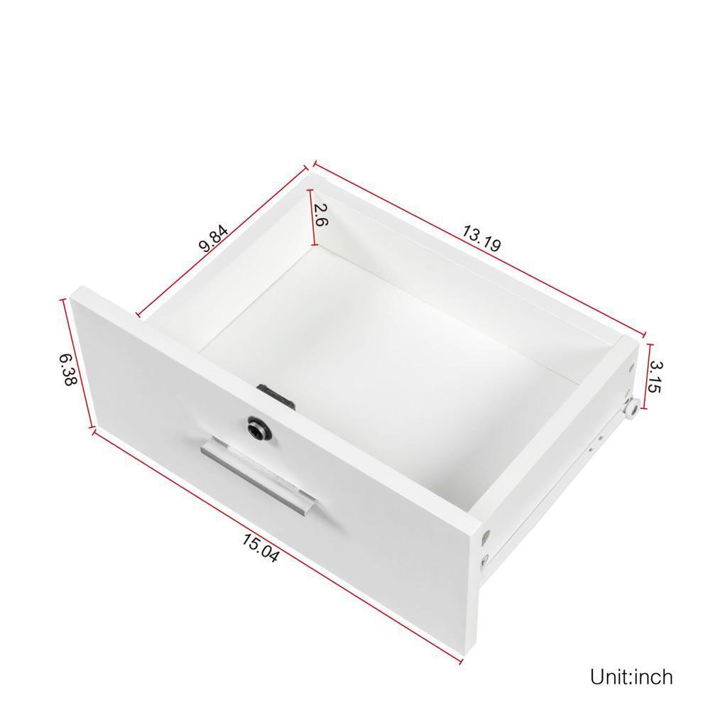 New Practcal White modern simple hair desk, multi-layer storage