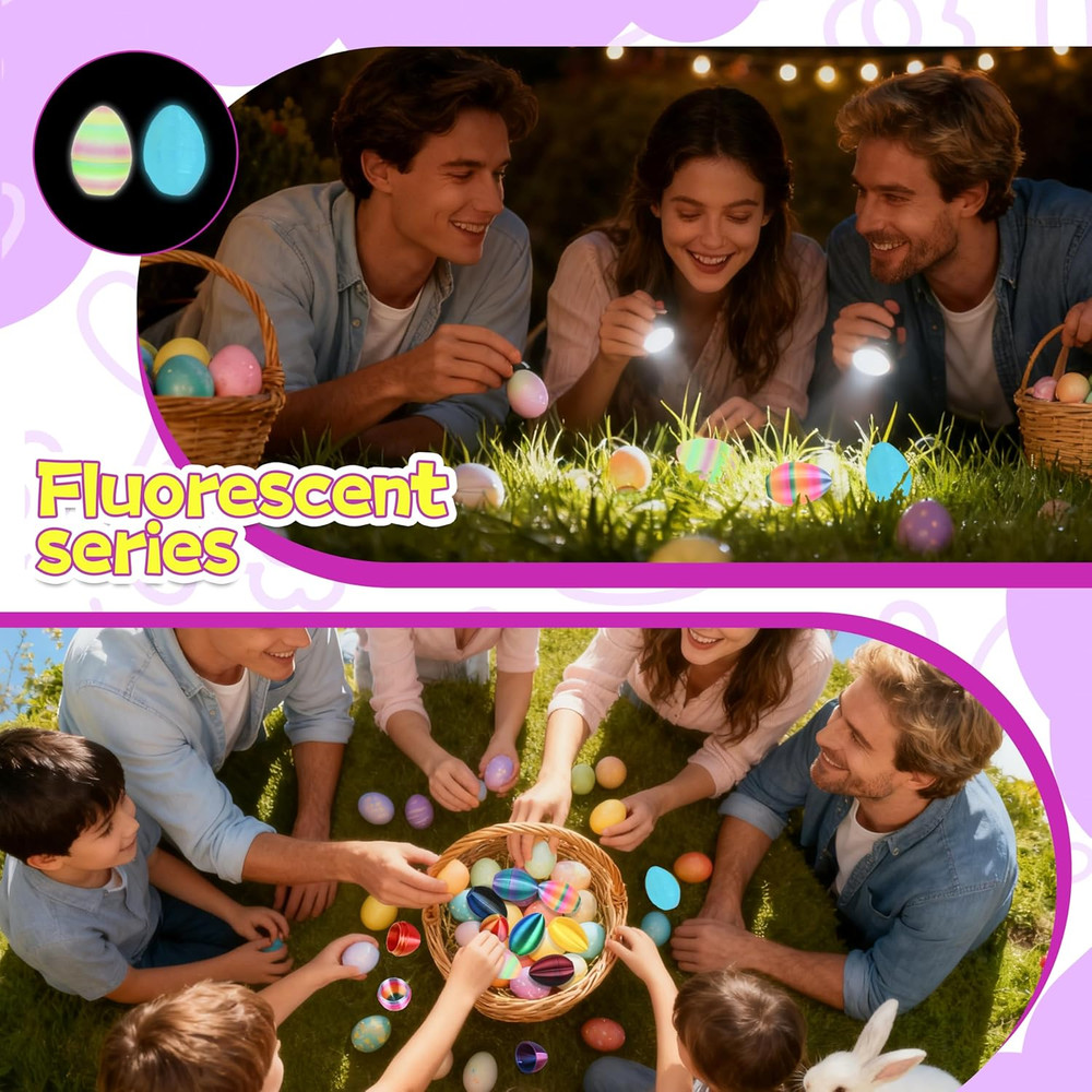 12 PCS 3D Printed Dragon Easter Empty Eggs, 2.36" Empty Eggs Fillable Eggshells