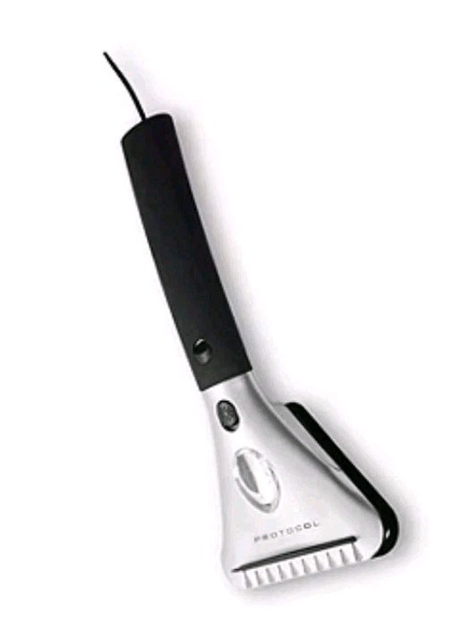 Protocol Heated Auto Ice Scraper w/Flashlight, 12v, Squeegee & Extendable