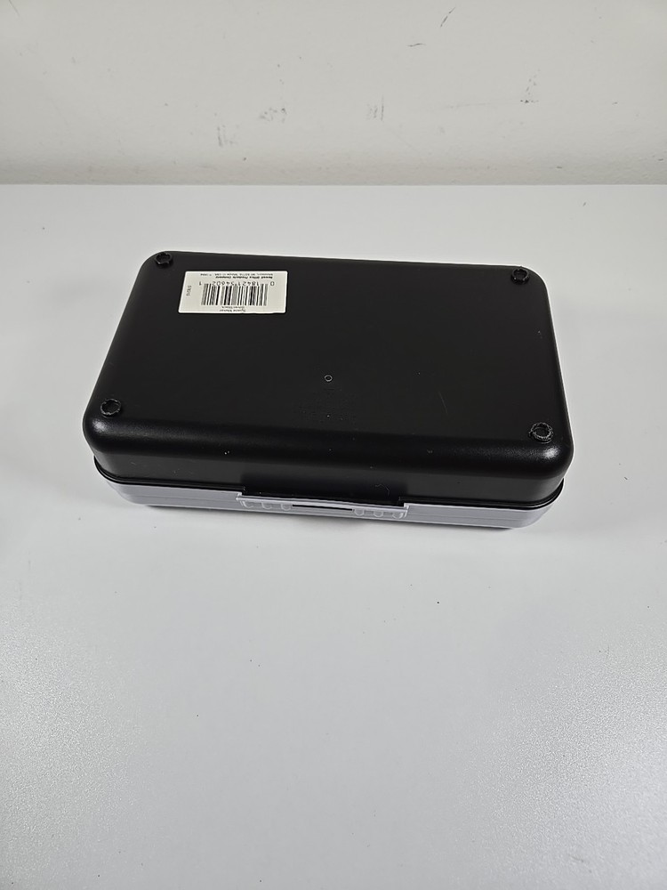 Vintage Spacemaker Long Pencil Case Storage Box Gray