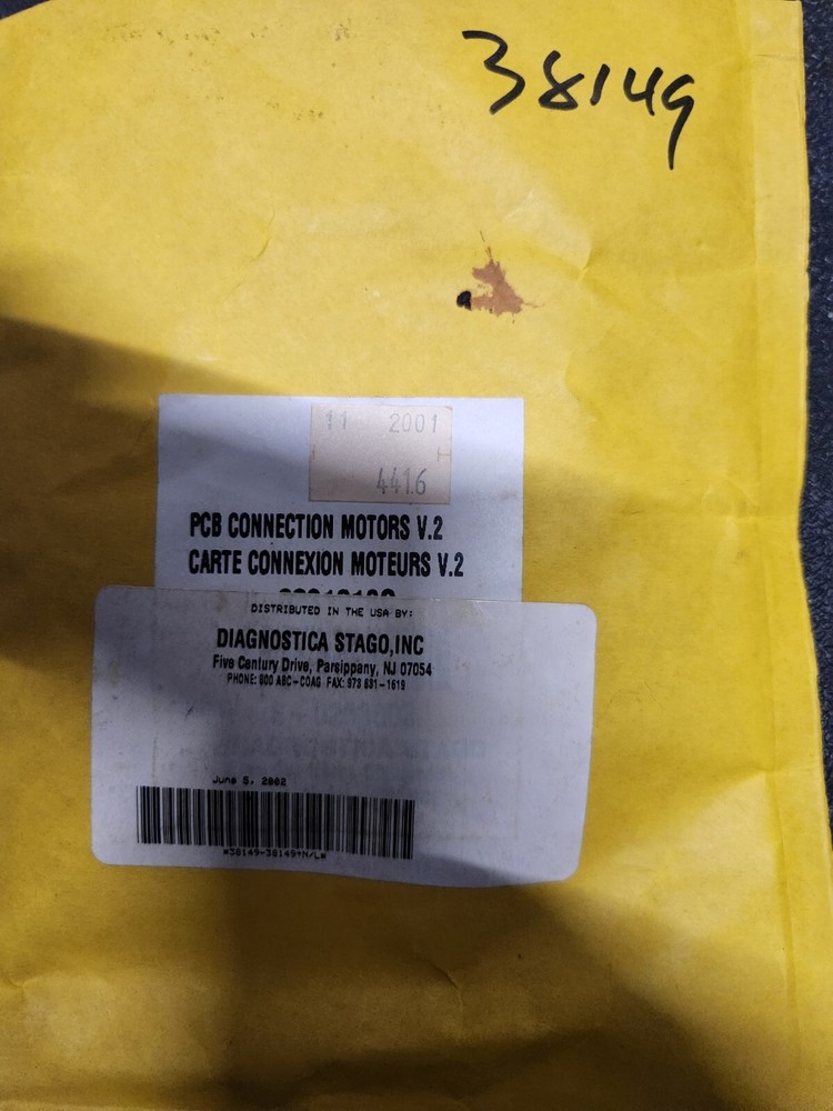 Diagnostica STAGO Connection Motor Board     PN. 38149
