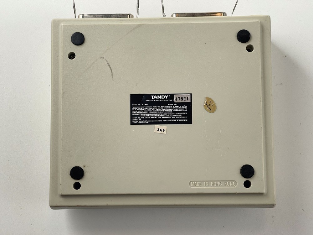 Tandy Printer Interface Selector 2 Parallel Radio Shack 26-2820 Untested