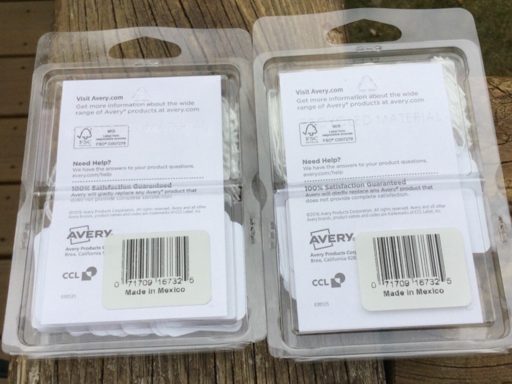 Avery Strung Marking Tags (2) x 100 Count 6732 Price String Tags